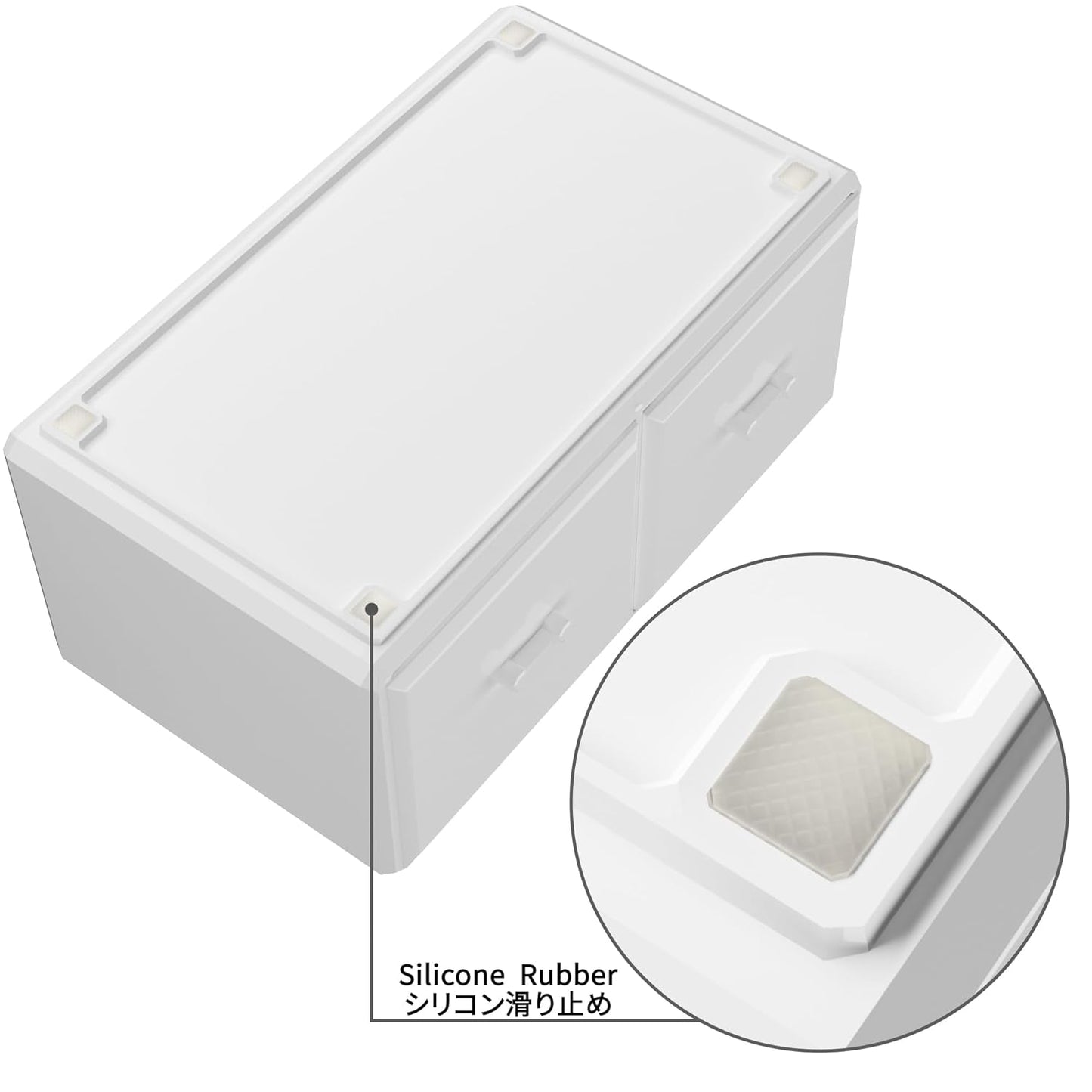 Stylish White Makeup Organizer with 12 Drawers - Perfect for Cosmetics Storage and Display